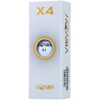 HONMA Golf Ball X4 Четырехслойный мяч 12 шт./кор. Мяч для соревнований на дальние дистанции, мяч для команды поддержки закупок, печать