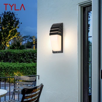 Современный умный светильник-бра TYLA contemporary Simply IP65 Водонепроницаемый индукционный настенный светильник для внутреннего прохода и внутреннего двора