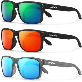 Dalwa Унисекс Поляризованные солнцезащитные очки Пешие прогулки Рыбалка Классические солнцезащитные очки UV400 Очки Мужские очки для вождения