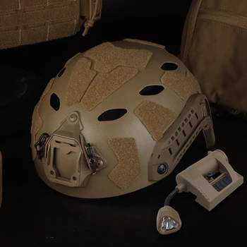 Военный шлем со шлемом Light Fast Стратегический Страйкбол MH, Тактический шлем, Тактический Пейнтбол, CS, Спецназ, Защитное снаряжение