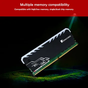 Расширитель радиатора оперативной памяти настольного ПК RGB для охлаждения памяти DDR DDR3 DDR4