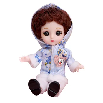 16 см Детский Интерактивный домашний подарок для ролевых игр, Милая Имитация детской игрушки, Подвижный сустав, мини-кукла 