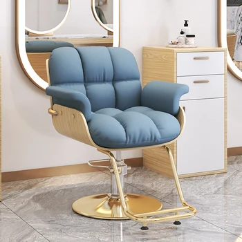 Кресло для макияжа парикмахера, вращающееся, подушка для шампуня, парикмахерские кресла, Профессиональная мебель для салонов красоты Silla Pedicura