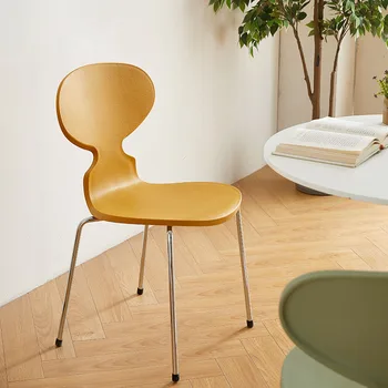 Дизайнерские обеденные стулья на открытом воздухе, Скандинавский металл, Современный банкетный стул для гостиной, Офисный туалетный столик, мебель для балкона Sandalye GS50DC