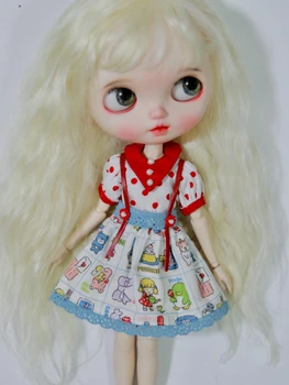 Кукольная одежда Dula Платье допаминового цвета юбка Blythe Qbaby ob24 ob22 Azone Licca ICY JerryB 1/6 Bjd Кукла