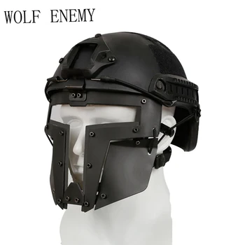 Тактическая маска Военная маска для Страйкбола Охотничьи игры Маска для лица Защитный Пейнтбол CS Быстрый Шлем Маска Тактическое снаряжение