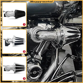 Хромированный конический воздухозаборник Для Harley Sportster Iron 883 1200 XL883 91-22