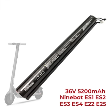 Оригинальный внутренний аккумулятор Ninebot ES1 ES2 ES3 ES4 E22 E25 емкостью 5200 мАч для Ninebot Roller ES1 ES2 ES3 Smart Elektrische Roller