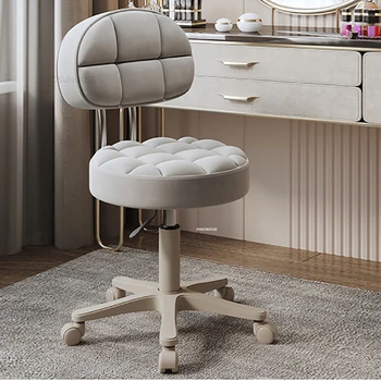 Современные минималистичные парикмахерские кресла для парикмахерской Подъемное вращающееся кресло для салона красоты Круглый табурет Мебель для салона Мебель для домашнего макияжа