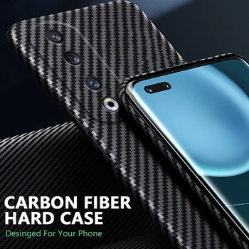Жесткий чехол из углеродного волокна для Huawei Honor 90 Pro 90Pro, тонкий и легкий, защищающий от падения, бизнес-роскошные жесткие чехлы для телефонов
