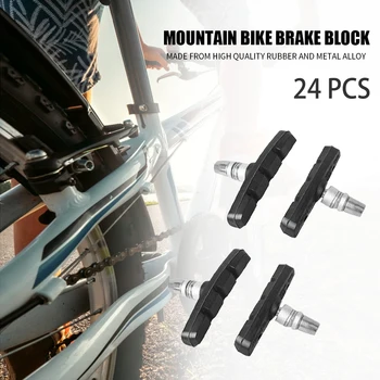 12 Пар Тормозных колодок MTB City Bikes Для V-Brake Симметричных 70 мм Велосипедных тормозных колодок Для спортивных товаров