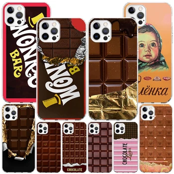 Шоколадный Чехол Alenka Bar Wonka Phnoe для Iphone 11 12 13 Mini 14 15 Pro Max X Xs Xr 7 Plus 8 + Apple 6S SE 2020 Уникальный Чехол