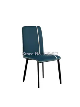 Итальянский легкий обеденный стул из роскошного железа Home Simple Net Red Табурет для ресторана отеля со спинкой Стул для макияжа