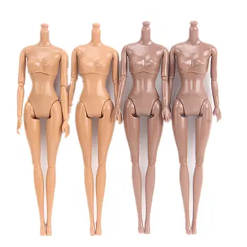 Новое 30-сантиметровое женское кукольное тело 1/6 Bjd коричневая кожа 12 суставов подвижное тело игрушки для девочек