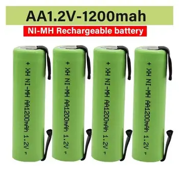 Последняя модель перезаряжаемой батареи AA 1.2V Ni MH 1200mAh + dly подходит для электробритвы, зубной щетки и так далее
