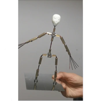 Анимация с остановкой движения - материал рамки для рук из медной проволоки, формы для лепки из полимерной глины, магнитная подставка