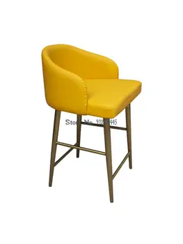 Стойка регистрации стул для приема гостей стул со спинкой для кассира ювелирного магазина специальный стул для домашнего бара высокий табурет