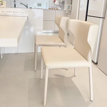 Обеденные стулья ресторанного дизайна Белый Эргономичный Скандинавский Современный Металлический стул для переодевания Relax Sillones Индивидуальная Мебель для спальни