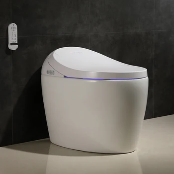 Автоматический многофункциональный умный туалет, встроенный в дом, мгновенный нагрев без бака, только электрический туалет