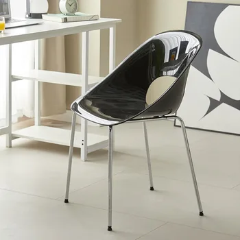 Дизайнерские обеденные стулья Nordic Для салона Роскошной вечеринки, Итальянское эргономичное кресло на металлических ножках, Уникальная кухонная мебель Stuhl