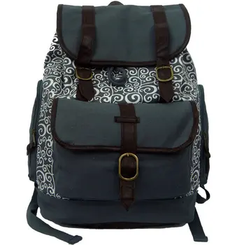 K-Cliffs Холщовая сумка для книг, хлопковый повседневный рюкзак для студентов колледжа, рюкзак с принтом для 15-дюймового ноутбука MacBook Chrome Book Ip