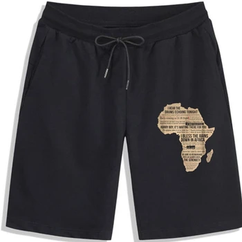 Хлопковые модные мужские шорты 2020 Купить мужские шорты Africa Благослови Африку Дожди На Toto Высококачественные мужские шорты Модные