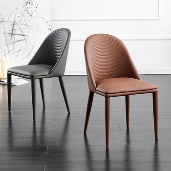 Современные скандинавские обеденные стулья Вспомогательная платформа для акцента Эргономичные Обеденные стулья Декоративная мебель для дома Silla Comedor YX50DC