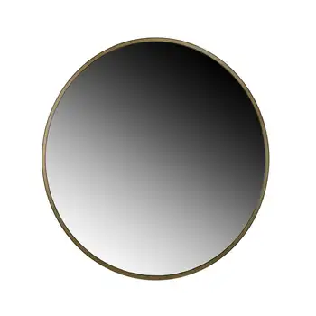 Золотое круглое зеркало