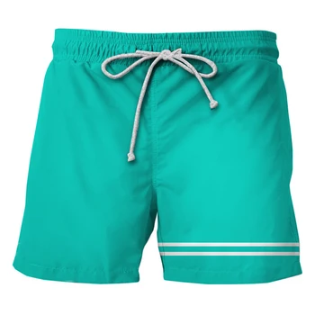 Персонализированные мужские шорты для плавания, повседневные шорты для плавания, плавки для мальчиков, короткие молодежные спортивные купальники, пляжные летние