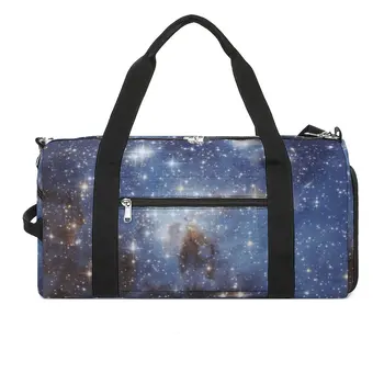 Спортивная сумка Bling Star, спортивные сумки выходного дня с принтом Astro Galaxy, аксессуары для спортзала, багаж, изготовленная на заказ сумка, Новинка, фитнес-сумка для пары