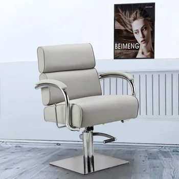Оборудование для парикмахерской Парикмахерские кресла Поворотный регулируемый комфорт Роскошные парикмахерские кресла Парикмахерская Комфорт Мебель Sillas QF50BC