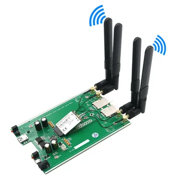 M.2 (NGFF) Модуль 3G / 4G / 5G к адаптеру USB 3.0 со слотом для двух SIM-карт и дополнительным питанием