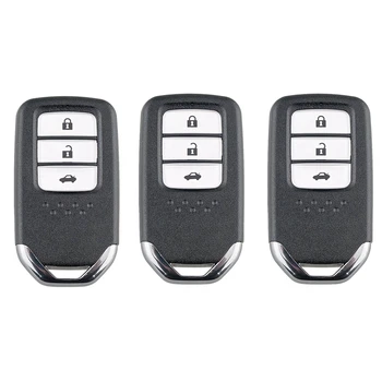 3X Автомобильный Умный Дистанционный Ключ 3 Кнопки 433 МГц ID47 Чип Для Honda City/Jazz/Civic/Grace 2015 KR5V2X