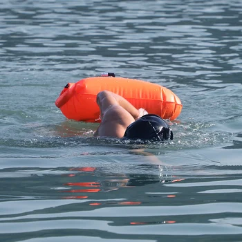 Сумка для хранения спасательного круга 20Л Надувной плавательный буй из ПВХ с ремнем плавучести 12 кг Легкий для водных видов спорта