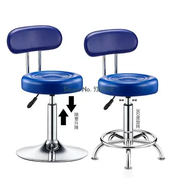 Барный стул барный стул косметический стул стул со спинкой вращающийся подъемный барный стул круглый стул для ногтей модный парикмахерский барный стул