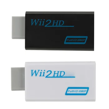 Конвертер, совместимый с WII в HDMI, адаптер 1080P 3,5 мм аудио для монитора ПК высокой четкости