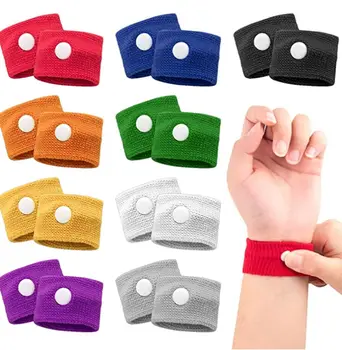 2ШТ спортивных Защитных браслетов для поддержки запястья От укачивания в машине, морской болезни, укачивания, браслетов против тошноты
