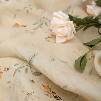 Высококачественная ткань pure ramie, Фирменный заказ на индивидуальные ткани, Юбка, платье, рубашка, халат telas