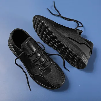 Мужская Рабочая Обувь Удобная Легкая Вулканизированная Обувь Легкие Дышащие Кроссовки Летняя Рабочая Обувь Tenis