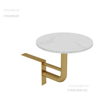 Дизайнерские обеденные столы Современный настенный Круглый обеденный стол Коммерческая мебель для дома Маленький письменный стол Кафе Журнальный столик B